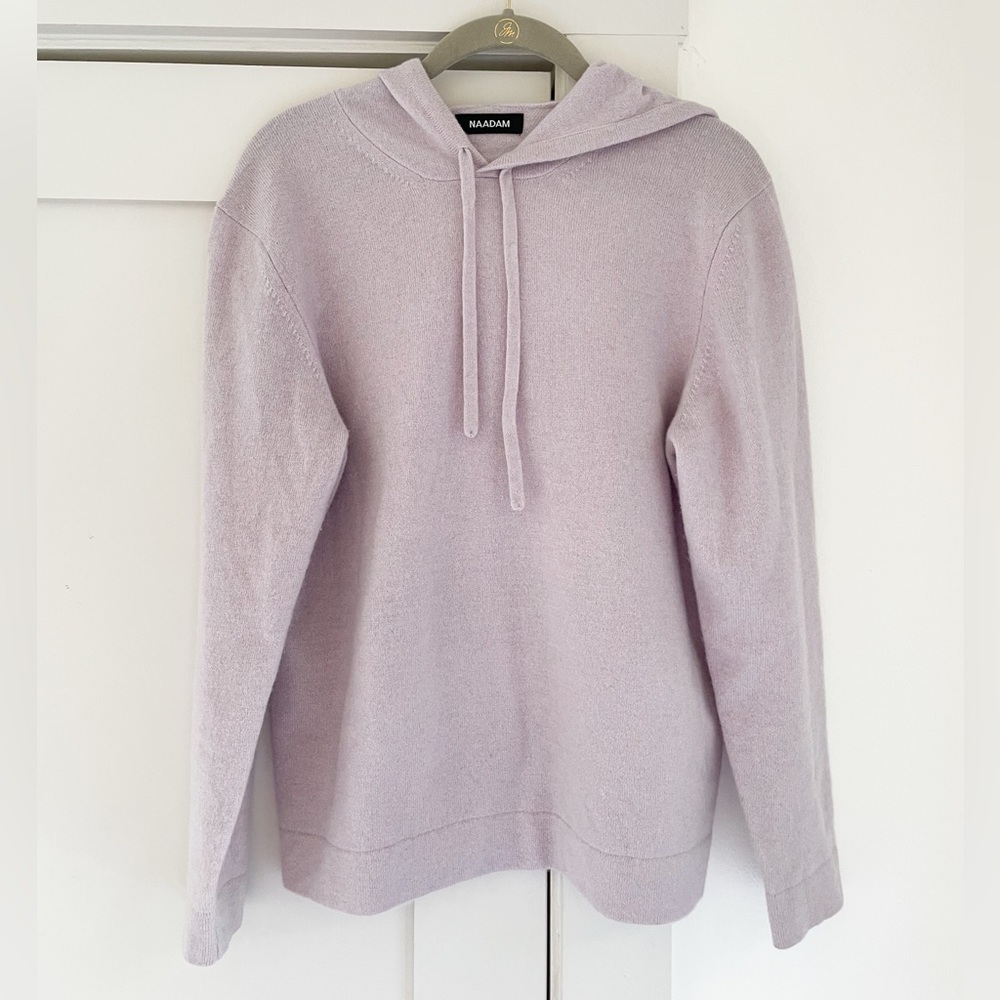 Naadam Cashmere Off Duty Hoodie - light lavender